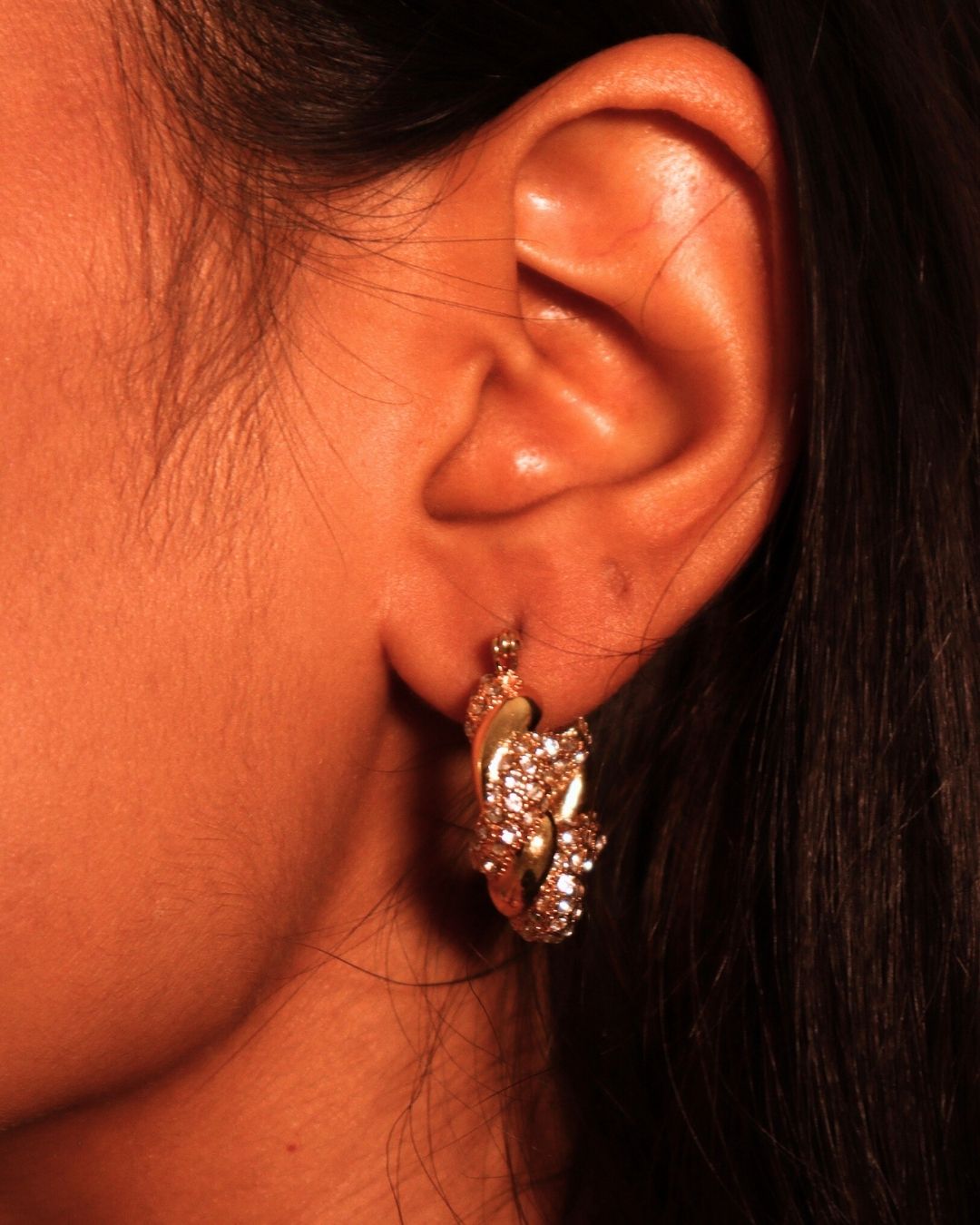 18K Gold-Plated Hoops