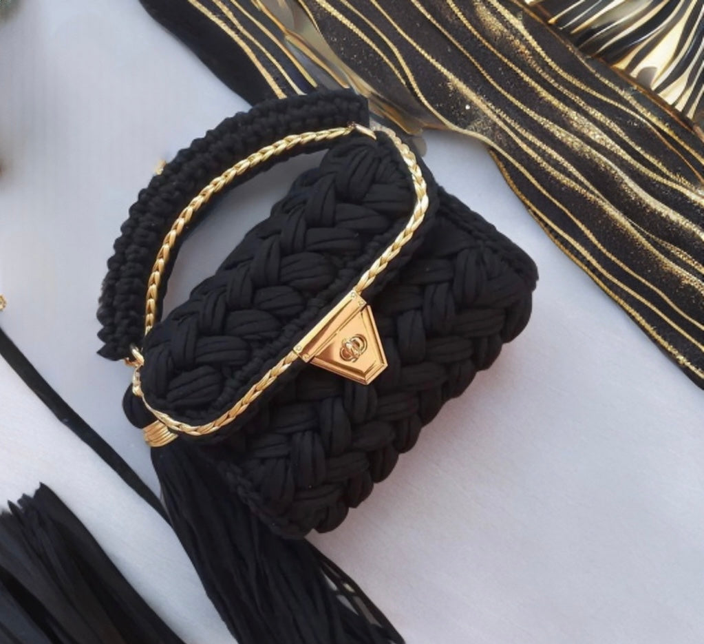 Black Handmade Designer Bag