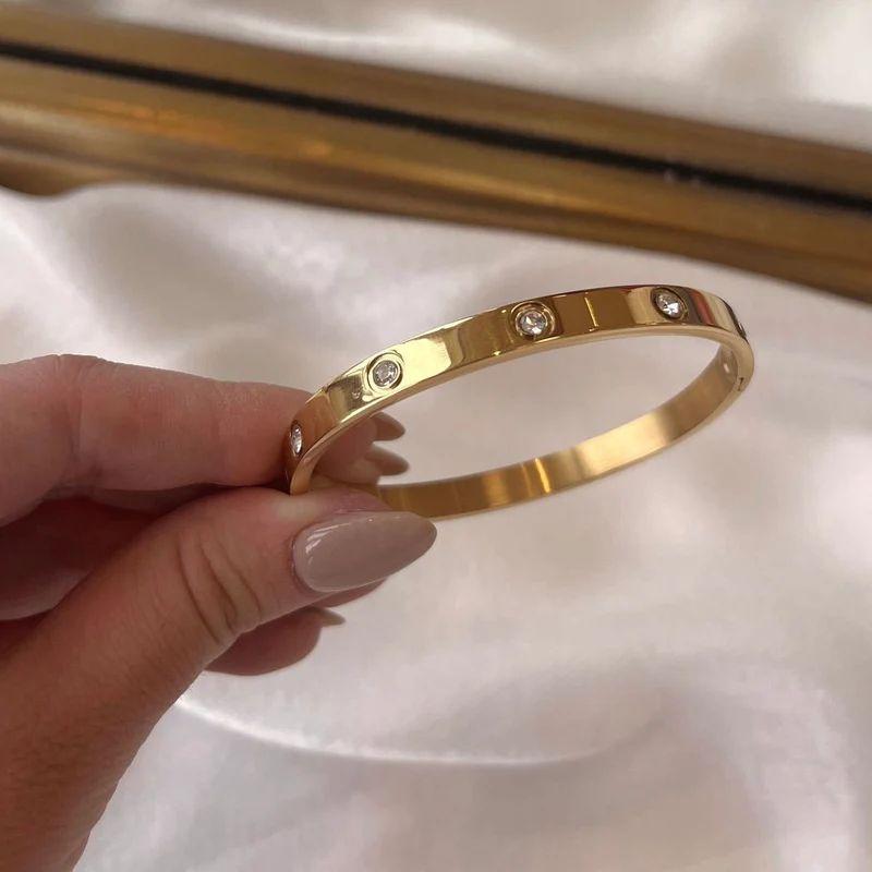 18K Gold-Plated Bangle