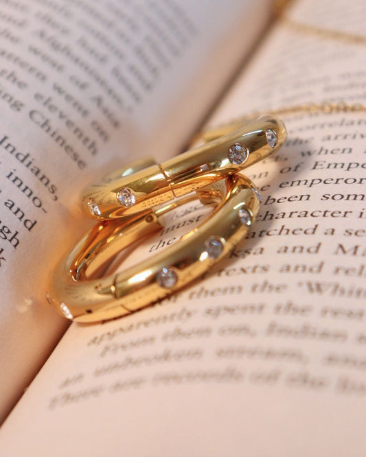 18K Gold-Plated Hoops