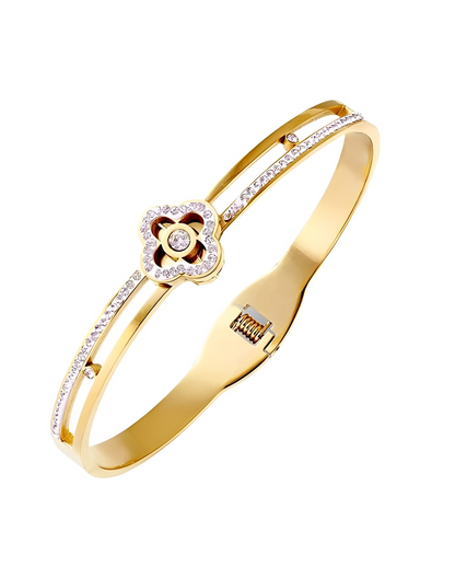 Gold-Plated Anti Tarnish Embellished Bracelet