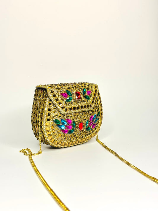 ‘Kiara’ Muticolour Clutch (Small)
